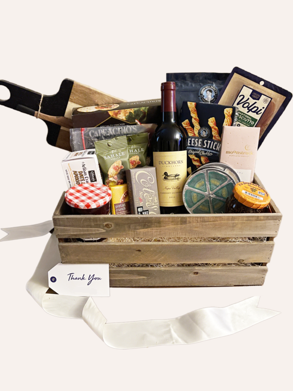Cheese and Wine Crate